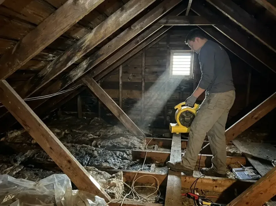 attic-water-damage-drying-proc-007 — frequently asked questions, Emergency Water Extraction & 24/7 Flood Response in Irondal…